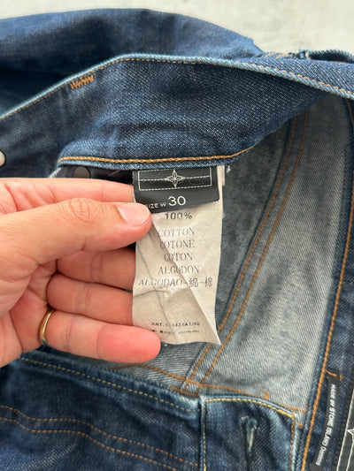 00's Stone Island Spell Out Denim Jeans (W30 x L28)