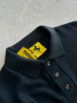 1998 Deadstock Ferrari Embroidered Logo Polo Shirt (L)