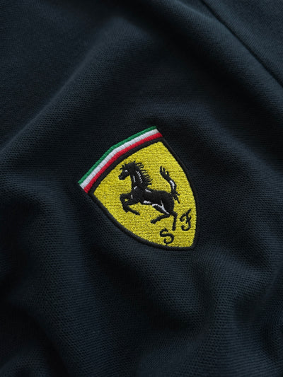 1998 Deadstock Ferrari Embroidered Logo Polo Shirt (L)
