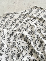 00's Stussy All Over Spell Out T Shirt (L)