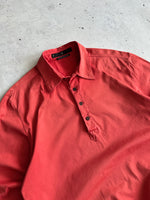 SS/02 Stone Island Compass Logo Long Sleeve Polo Shirt (M)