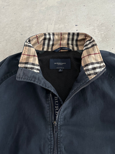 00's Burberry Nova Check Zip Up Harrington Jacket (M)