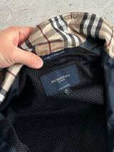 00's Burberry Nova Check Zip Up Harrington Jacket (M)