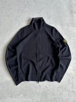 AW/13 Stone Island Zip Up Wool Knit Jumper (S)