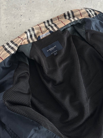 00's Burberry Nova Check Zip Up Harrington Jacket (M)