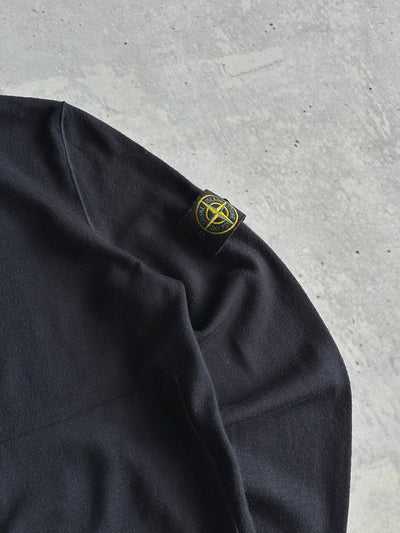 AW/13 Stone Island Zip Up Wool Knit Jumper (S)