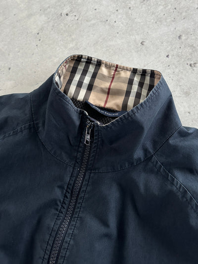 00's Burberry Nova Check Zip Up Harrington Jacket (M)