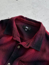 Stussy Loose Weave Plaid Shirt (L)