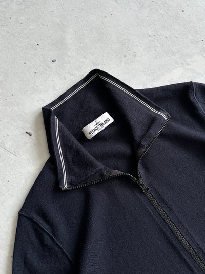 AW/13 Stone Island Zip Up Wool Knit Jumper (S)