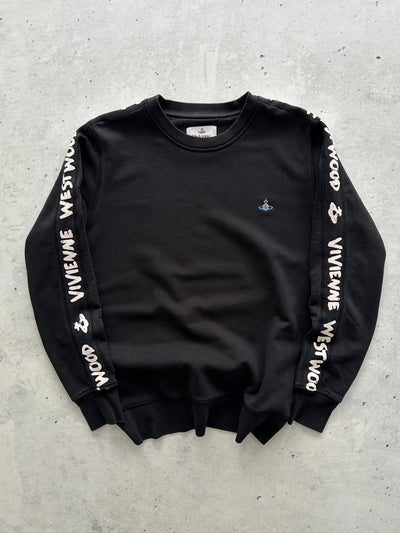 Vivienne Westwood Orb Taped Sleeve Crewneck Sweatshirt (M)