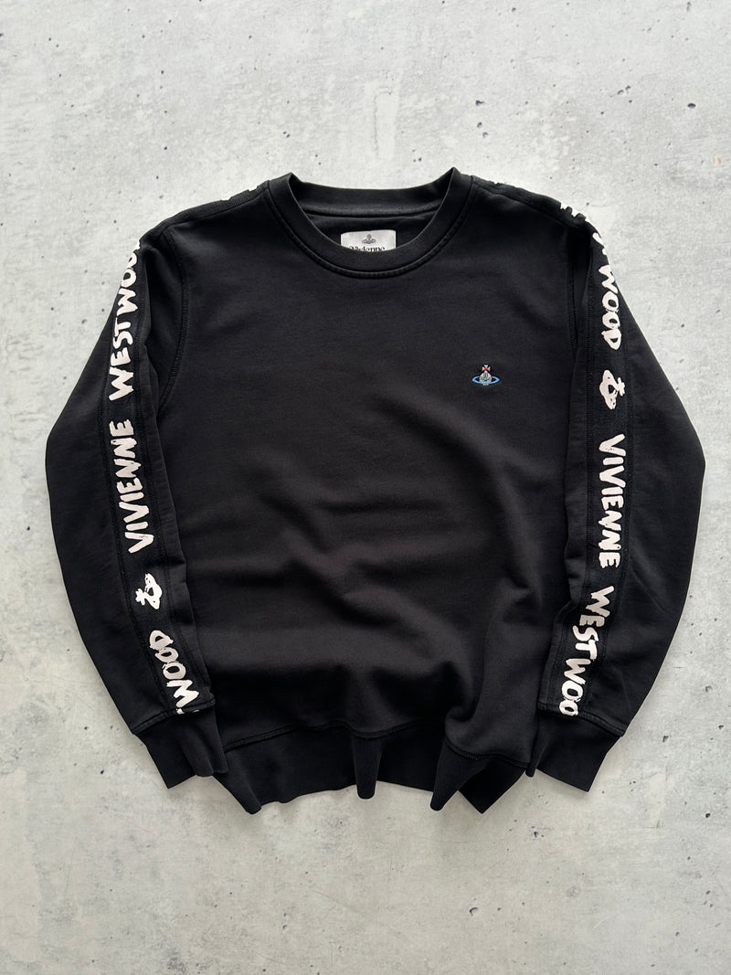 Vivienne Westwood Orb Taped Sleeve Crewneck Sweatshirt (M)