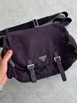 Vintage Prada Nylon Tessuto Shoulder / Crossbody Bag (One Size)