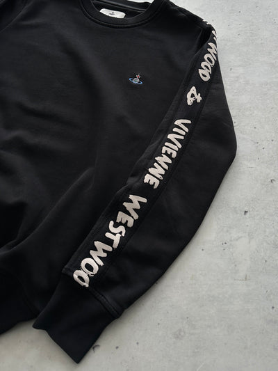 Vivienne Westwood Orb Taped Sleeve Crewneck Sweatshirt (M)