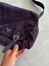 Vintage Prada Nylon Tessuto Shoulder / Crossbody Bag (One Size)