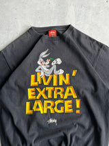 Stussy x Looney Tunes Bugs Bunny T Shirt (Women's XL)
