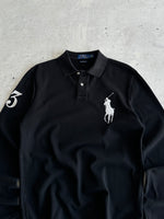 Ralph Lauren Big Logo Long Sleeve Polo Shirt (M)