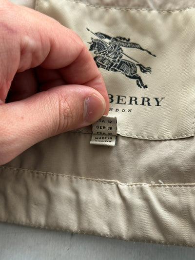 00's Burberry Nova Check Zip Up funnel neck Jacket (Women's UK 10)