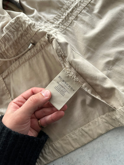 00's Burberry Nova Check Zip Up funnel neck Jacket (Women's UK 10)