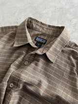 Patagonia plaid flannel Long Sleeve Shirt (L)