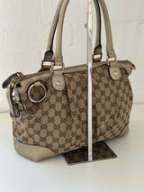Vintage Gucci GG Canvas Sukey Shoulder Bag (One Size)