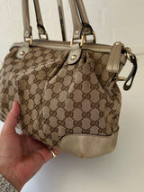 Vintage Gucci GG Canvas Sukey Shoulder Bag (One Size)