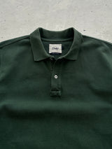 Drake's pique cotton Heavyweight Long Sleeve Polo Shirt (L)