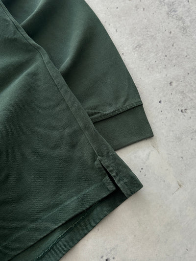 Drake's pique cotton Heavyweight Long Sleeve Polo Shirt (L)
