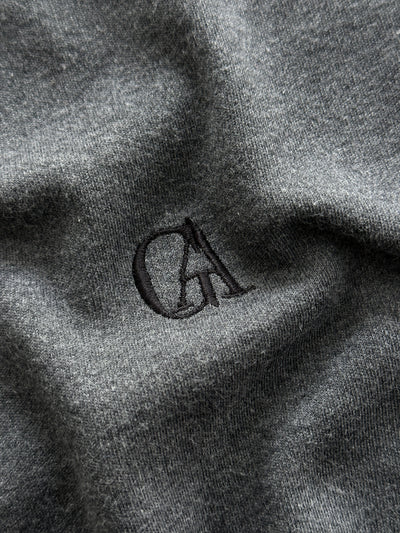 Vintage Giorgio Armani Embroidered Logo Long Sleeve Polo Shirt (L)