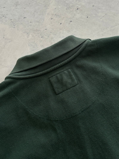 Drake's pique cotton Heavyweight Long Sleeve Polo Shirt (L)