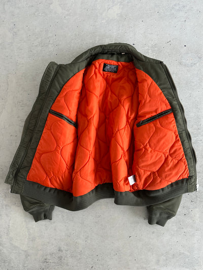 Schott NYC CWU Zip Up Bomber Jacket (XL)