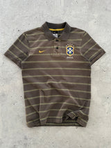 2012 Nike Brazil Stripe Polo Shirt (S)