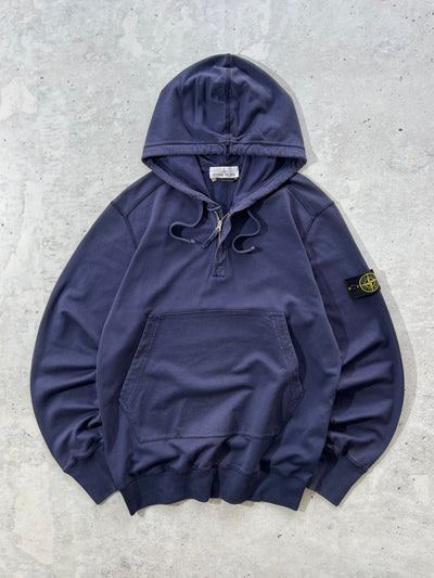 SS/16 Stone Island 1/4 Zip Pullover Hoodie (L)