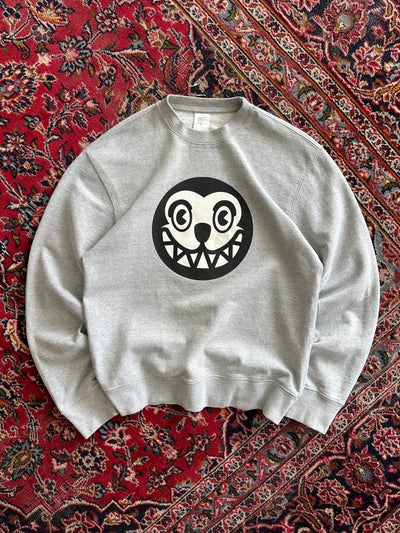 Icecream Dog Face Heavyweight Crewneck Sweatshirt (S)