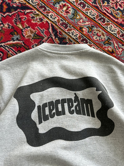 Icecream Dog Face Heavyweight Crewneck Sweatshirt (S)