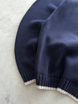 00's YSL Embroidered Logo Crewneck Knit Jumper (L)