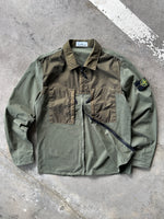 SS/20 Stone Island Military twin pocket Zip Up Overshirt (L)