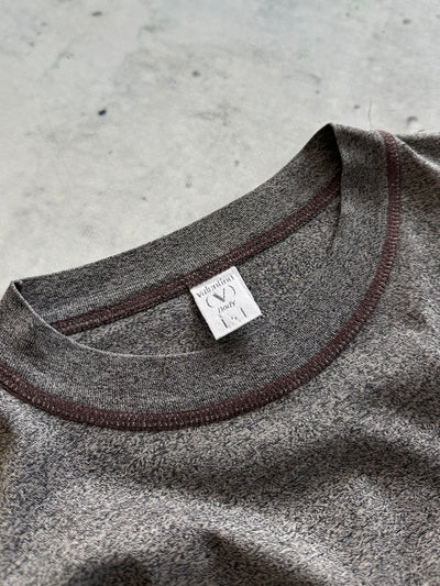 90's Valentino Contrast Stitch T Shirt (M)