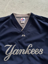 Vintage NY Yankees Majestic V Neck Pullover (XL)