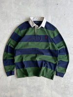 Ralph Lauren Heavyweight Stripe Rugby Shirt (L)