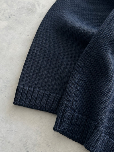 Vintage Diesel 'D Logo' Chunky Crewneck Knit Jumper (S)