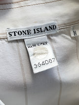 00's Stone Island Vertical Stripe spell out Shirt (M)