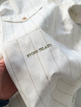 00's Stone Island Vertical Stripe spell out Shirt (M)