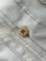 00's Stone Island Vertical Stripe spell out Shirt (M)