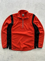 00's Nike Two Tone Reflective 1/4 Zip Fleece (M)