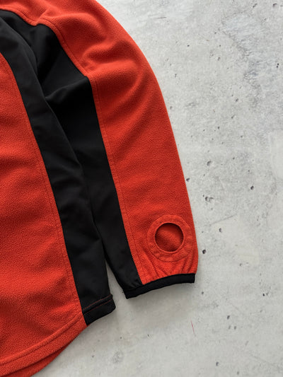 00's Nike Two Tone Reflective 1/4 Zip Fleece (M)