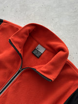 00's Nike Two Tone Reflective 1/4 Zip Fleece (M)