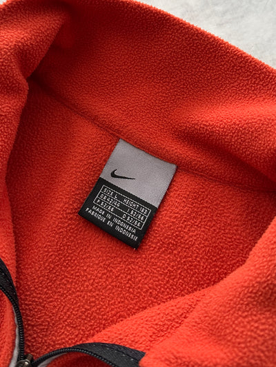 00's Nike Two Tone Reflective 1/4 Zip Fleece (M)