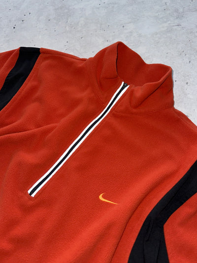 00's Nike Two Tone Reflective 1/4 Zip Fleece (M)