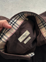 00's Burberry Nova Check Long Sleeve Shirt (XL)