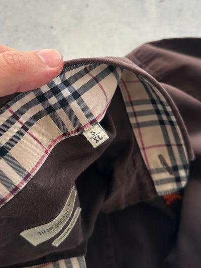 00's Burberry Nova Check Long Sleeve Shirt (XL)